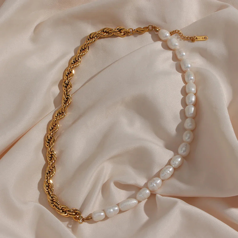 Collier Chaîne Perle