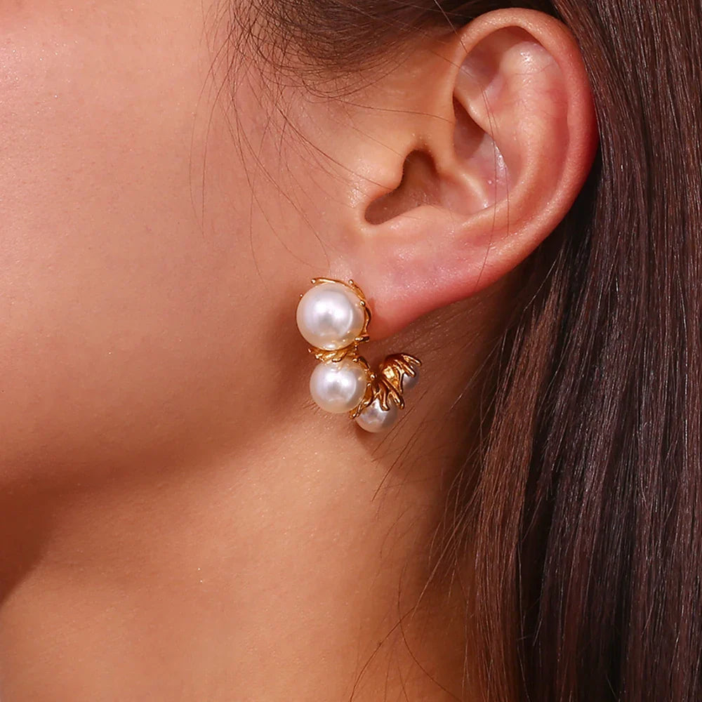 Boucles D'oreilles Perle Élégance