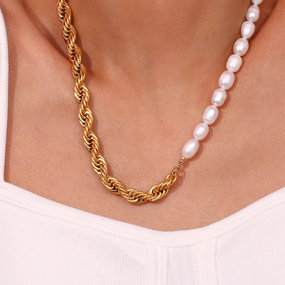 Collier Chaîne Perle